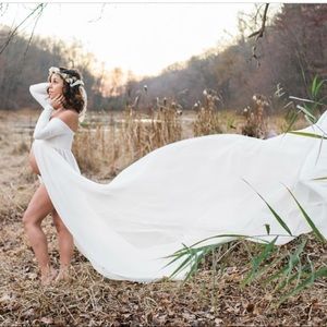 Sew trendy accessory maternity shoot dress